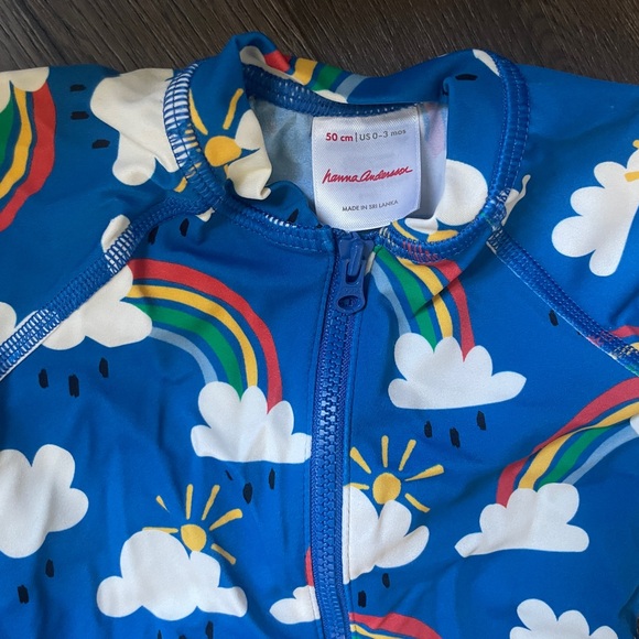 Hanna Anderson and Carters baby boy swimsuit bundle of 3! Sized 0-3 months - Picture 3 of 4